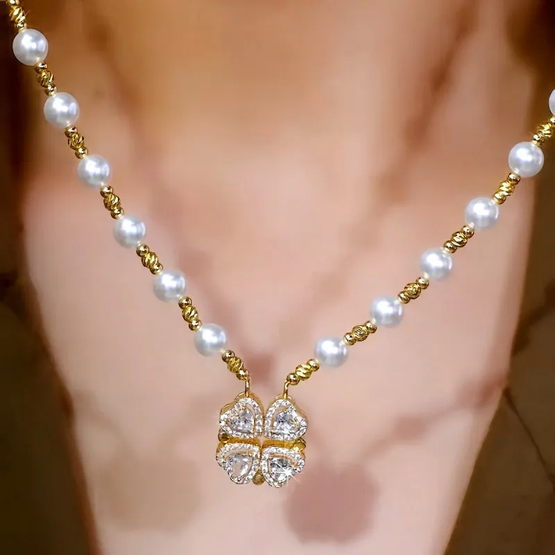 14K Gold-Plated Pearl Necklaces