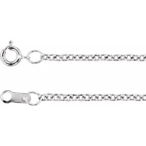14K Yellow Gold-Filled 1.5 mm Cable 24" Chain