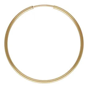 30 mm 14K Gold Filled Endless Hoops / 1 Pair