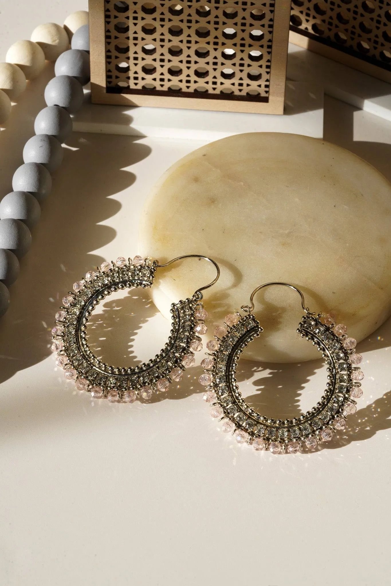 Aliza - Handcrafted Chandbali Hoops