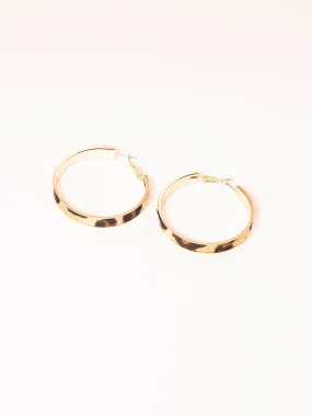 Animal Print Hoop Earrings