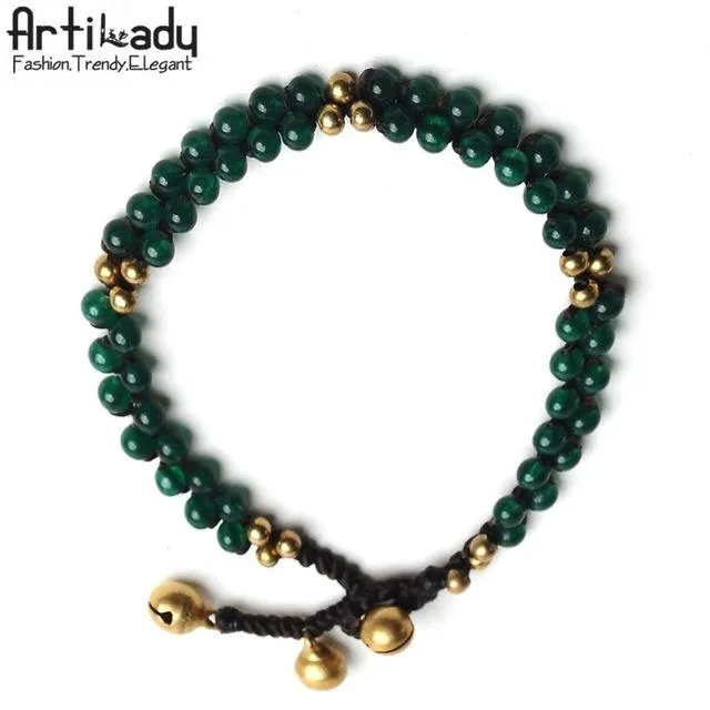 Bead & Charm Bracelet - 2 pcs