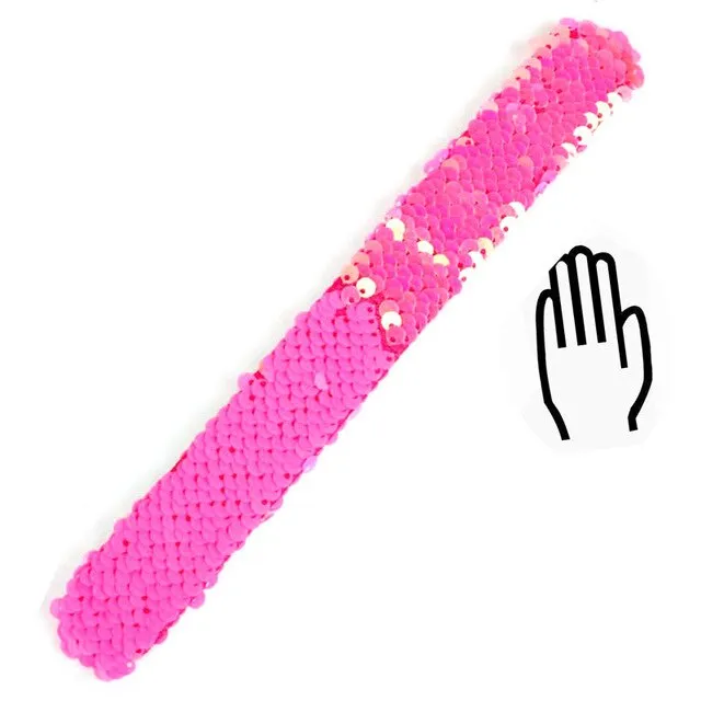 Glitter Sequin Slap Bracelet for Children
