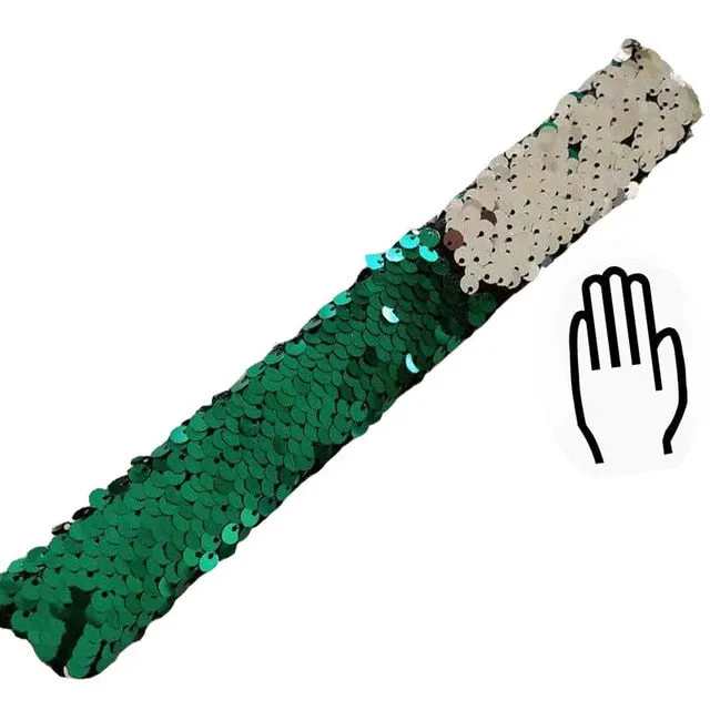 Glitter Sequin Slap Bracelet for Children