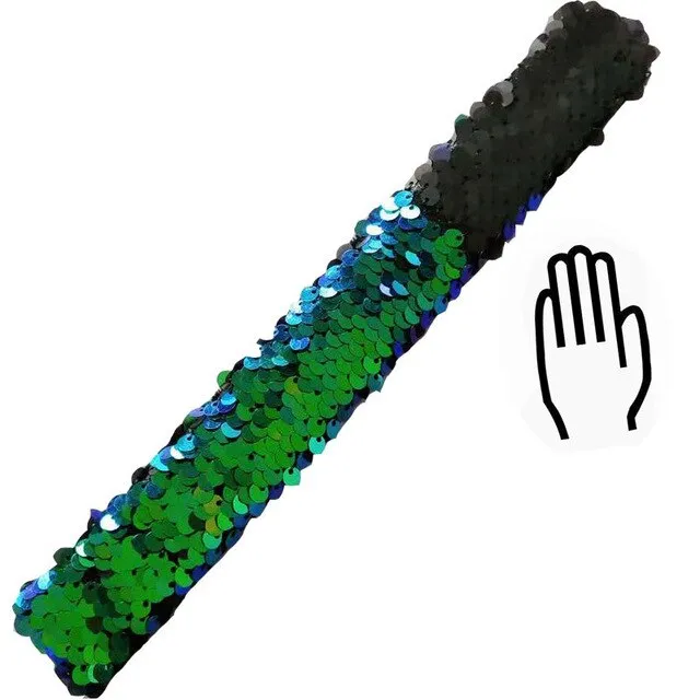 Glitter Sequin Slap Bracelet for Children