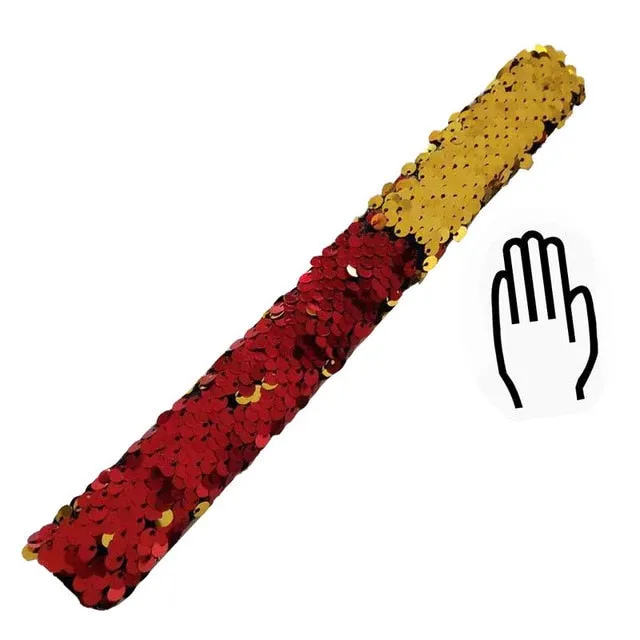 Glitter Sequin Slap Bracelet for Children