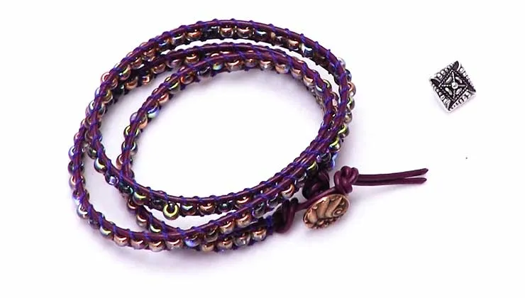 How to Make a Triple Wrap Bracelet Using the Wrapit Loom (Old Version)
