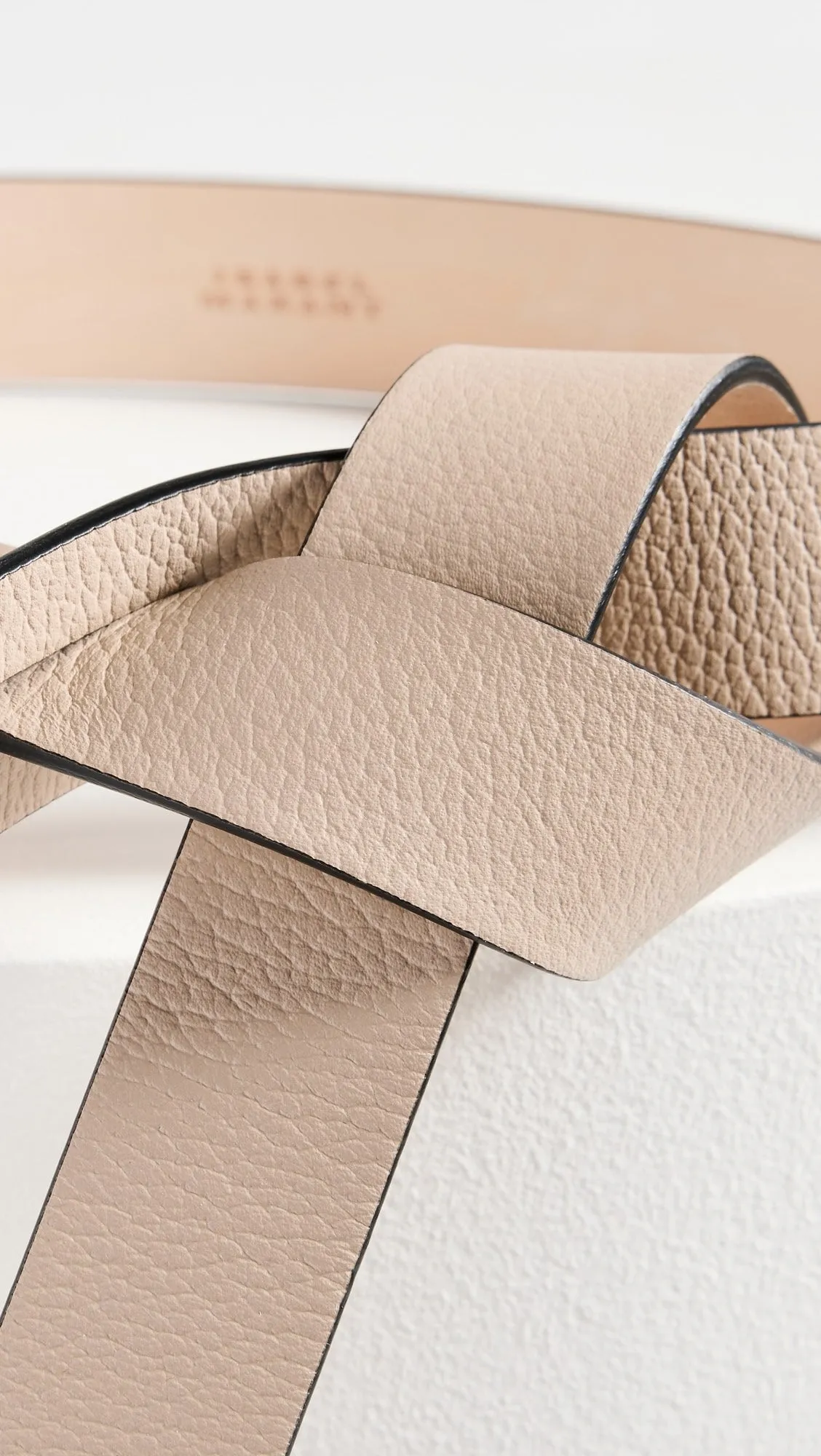 Isabel Marant Lecce Belt in Light Beige