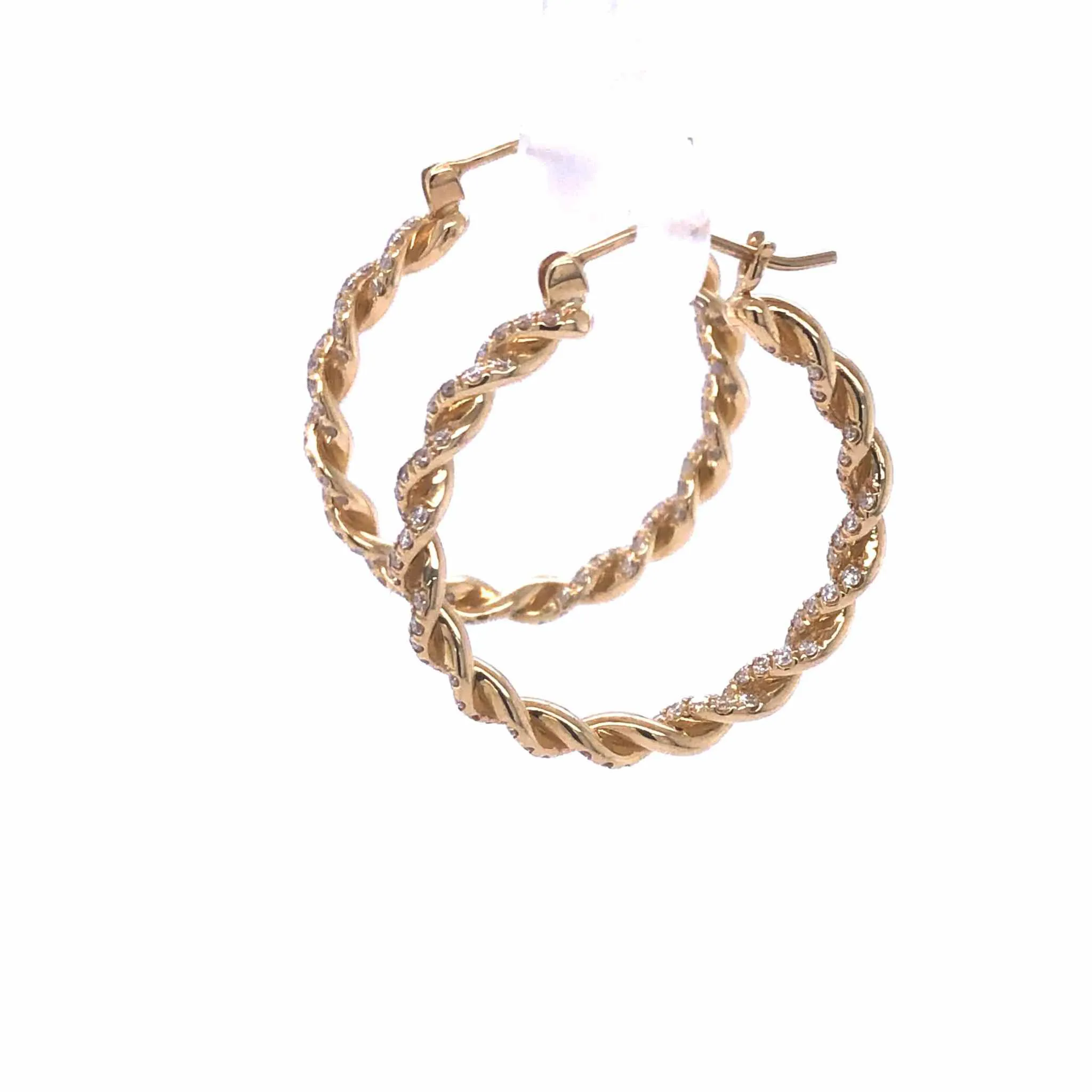 Joanna Diamond Hoop Earrings