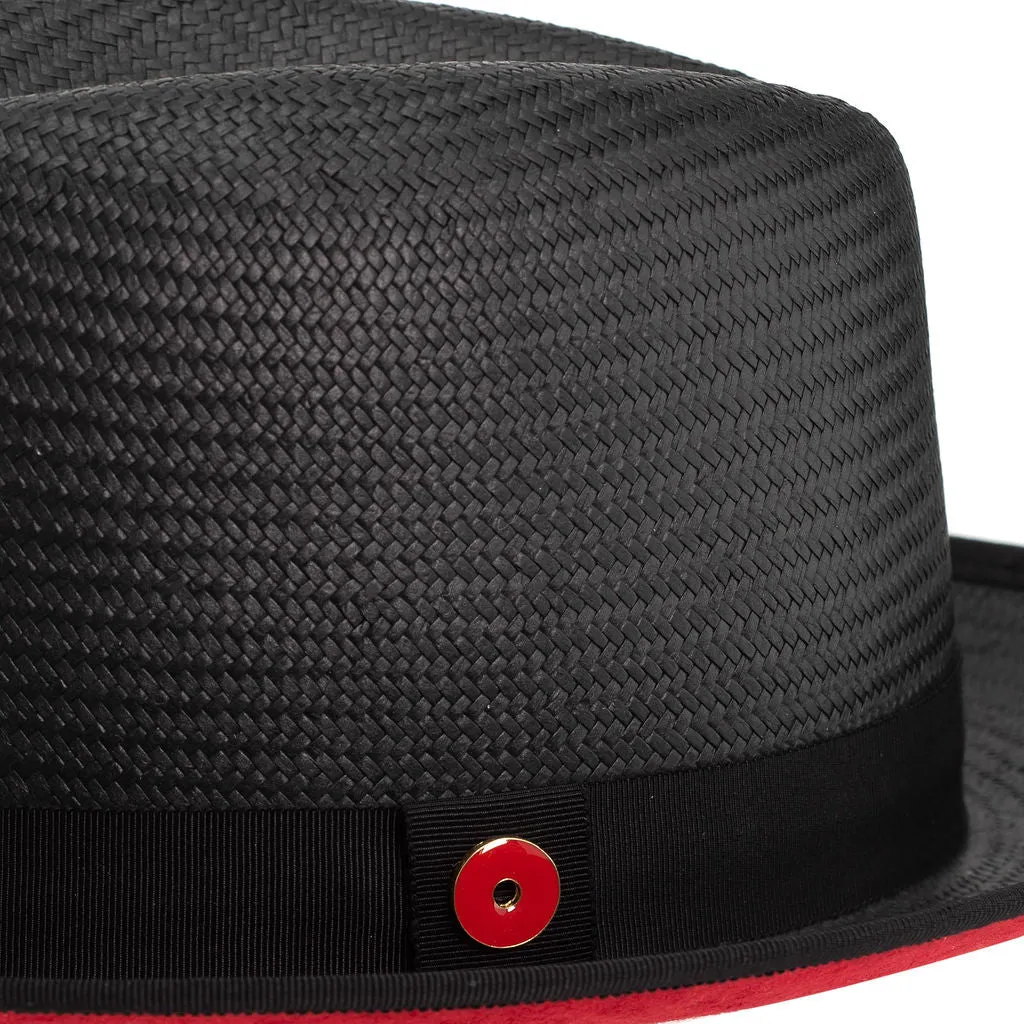 King (Jet Black Straw) Hat
