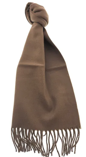 Lanvin Brown Luxurious Modern Pure Wool Scarf