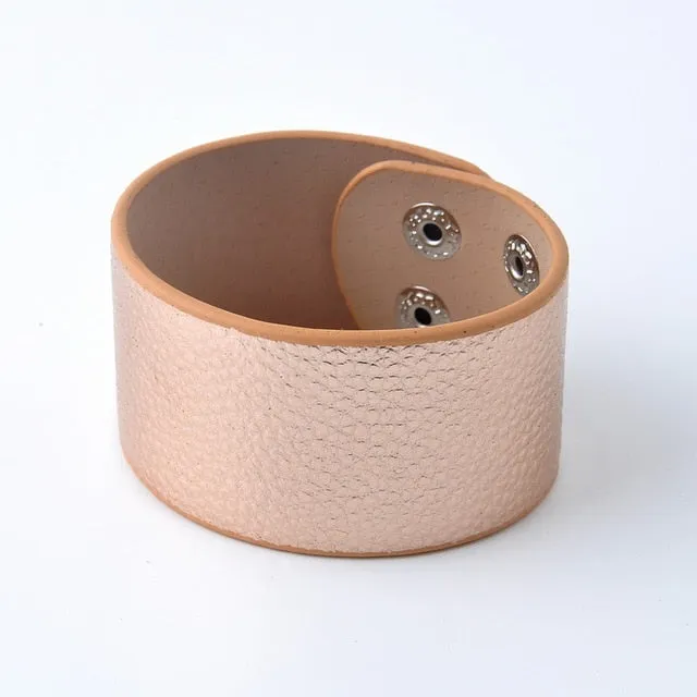 Leather Cuff Bracelet For Kids