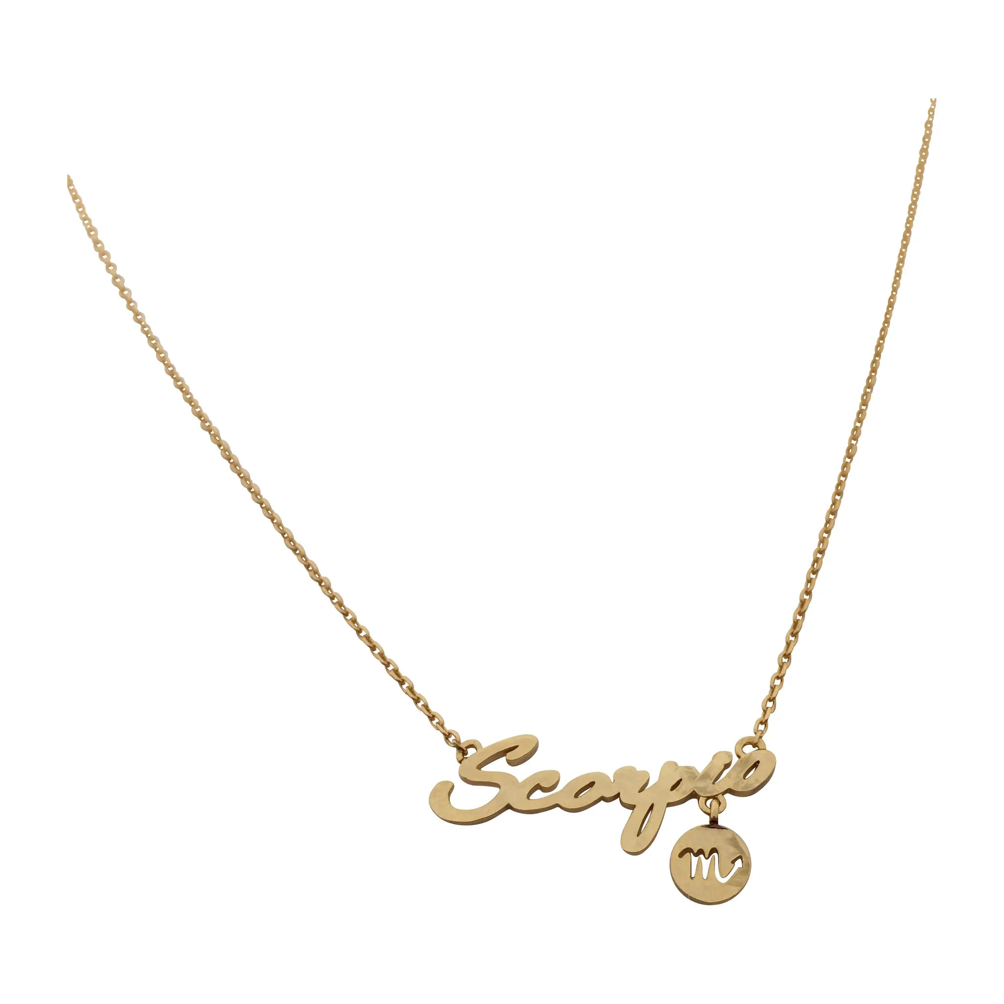 Leo Zodiac Necklace (gold)