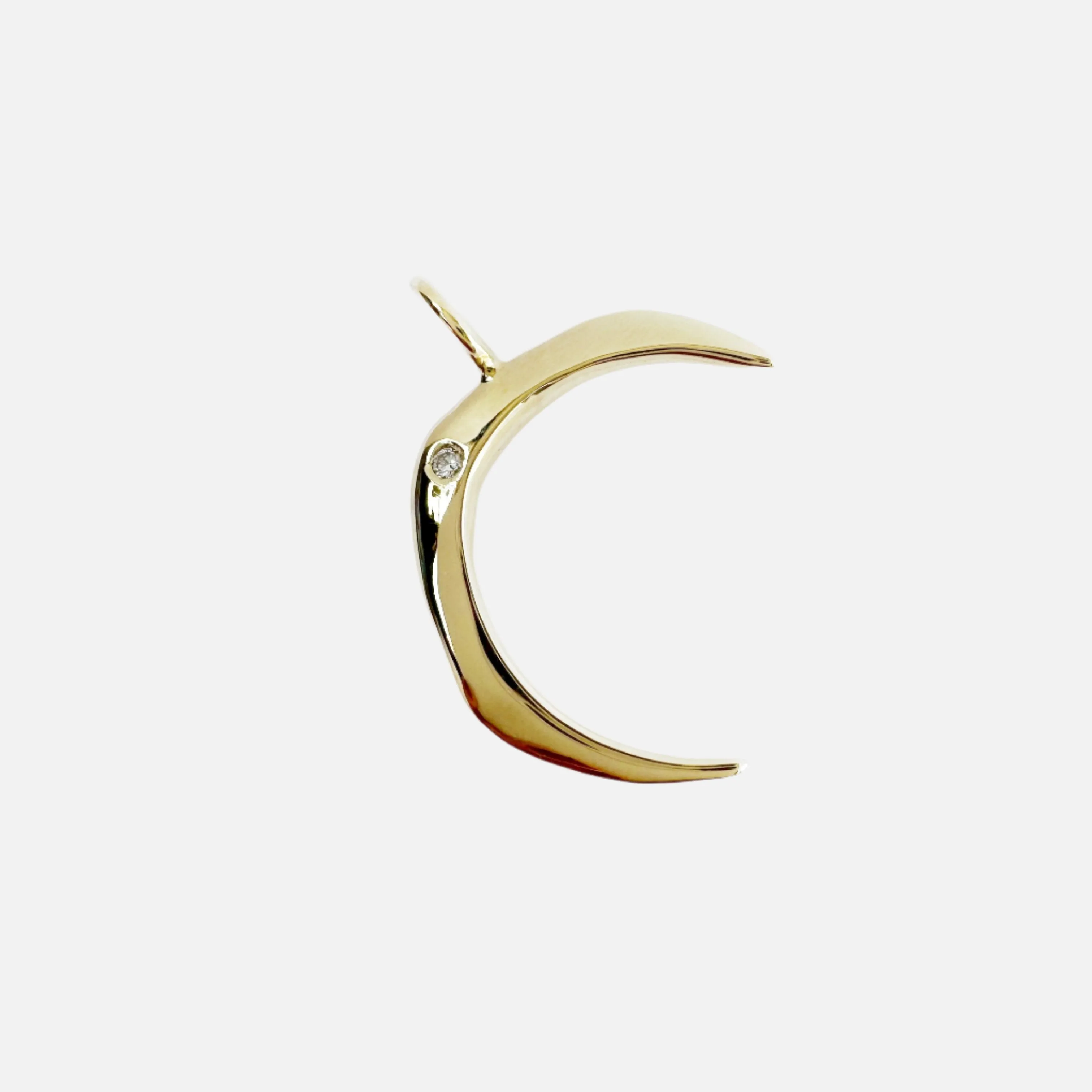 Luna Moon Diamond Charm
