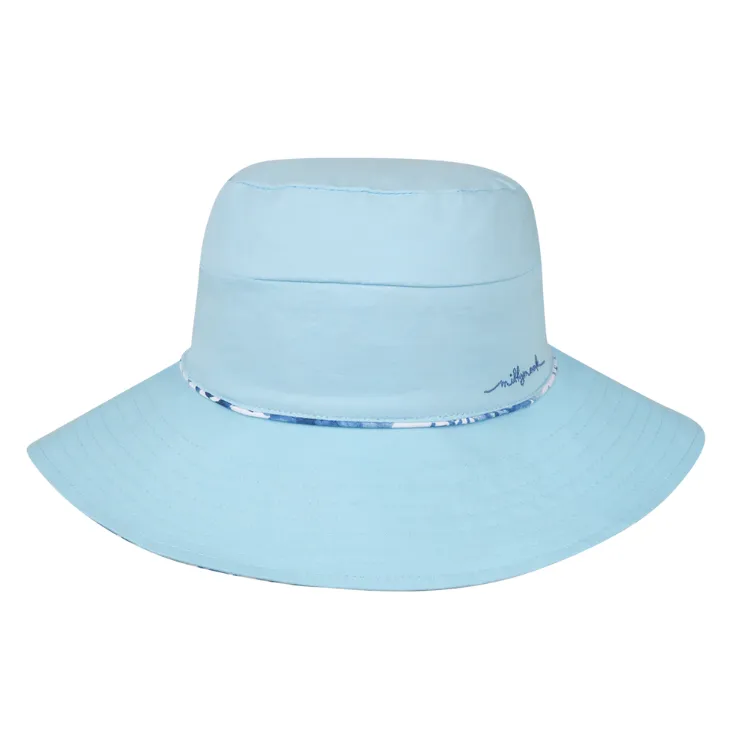 Millymook Girls Wide Brim Pearl - Blue