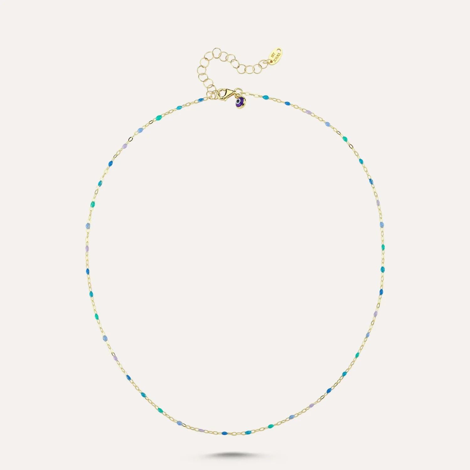 Rainbow Dot Necklaces