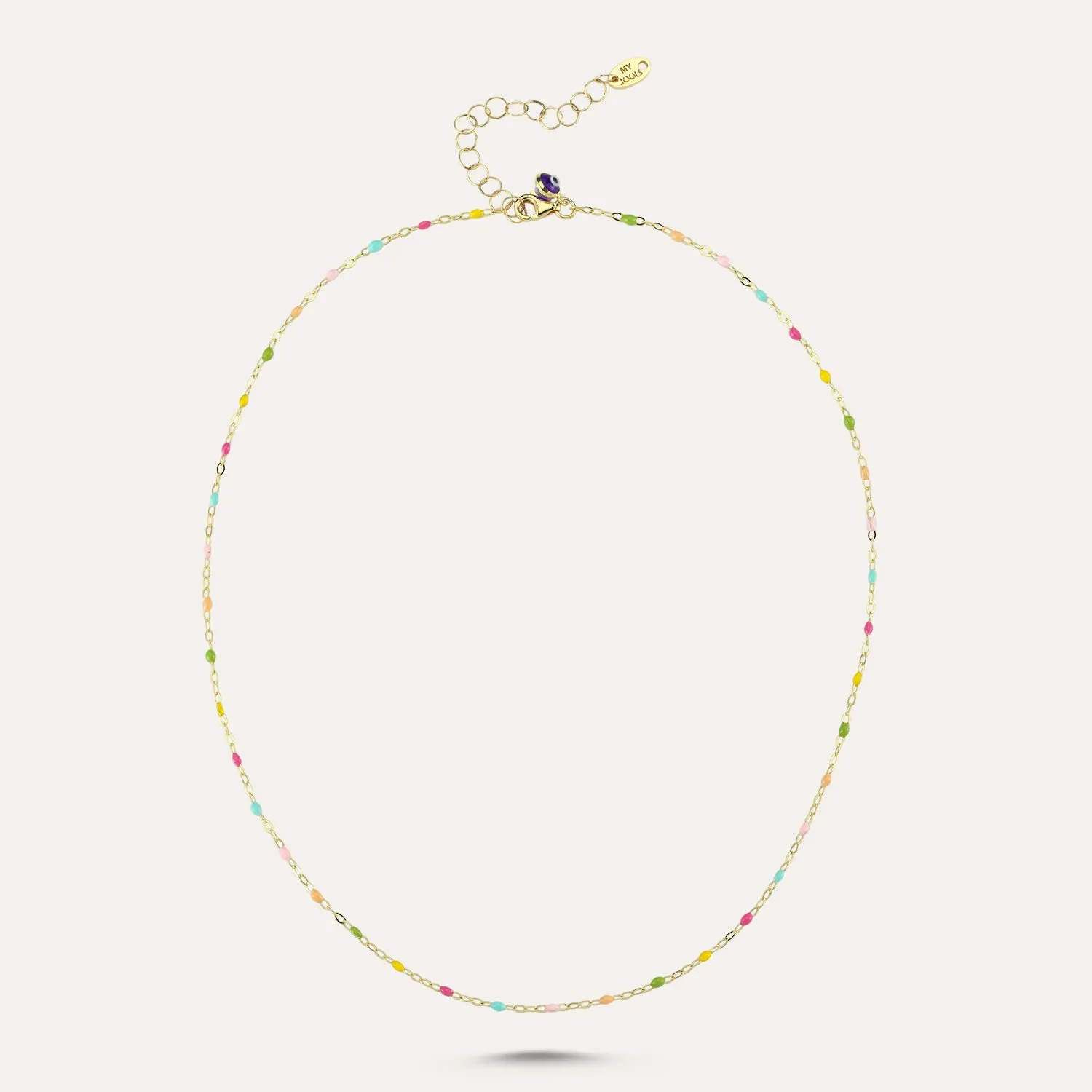 Rainbow Dot Necklaces
