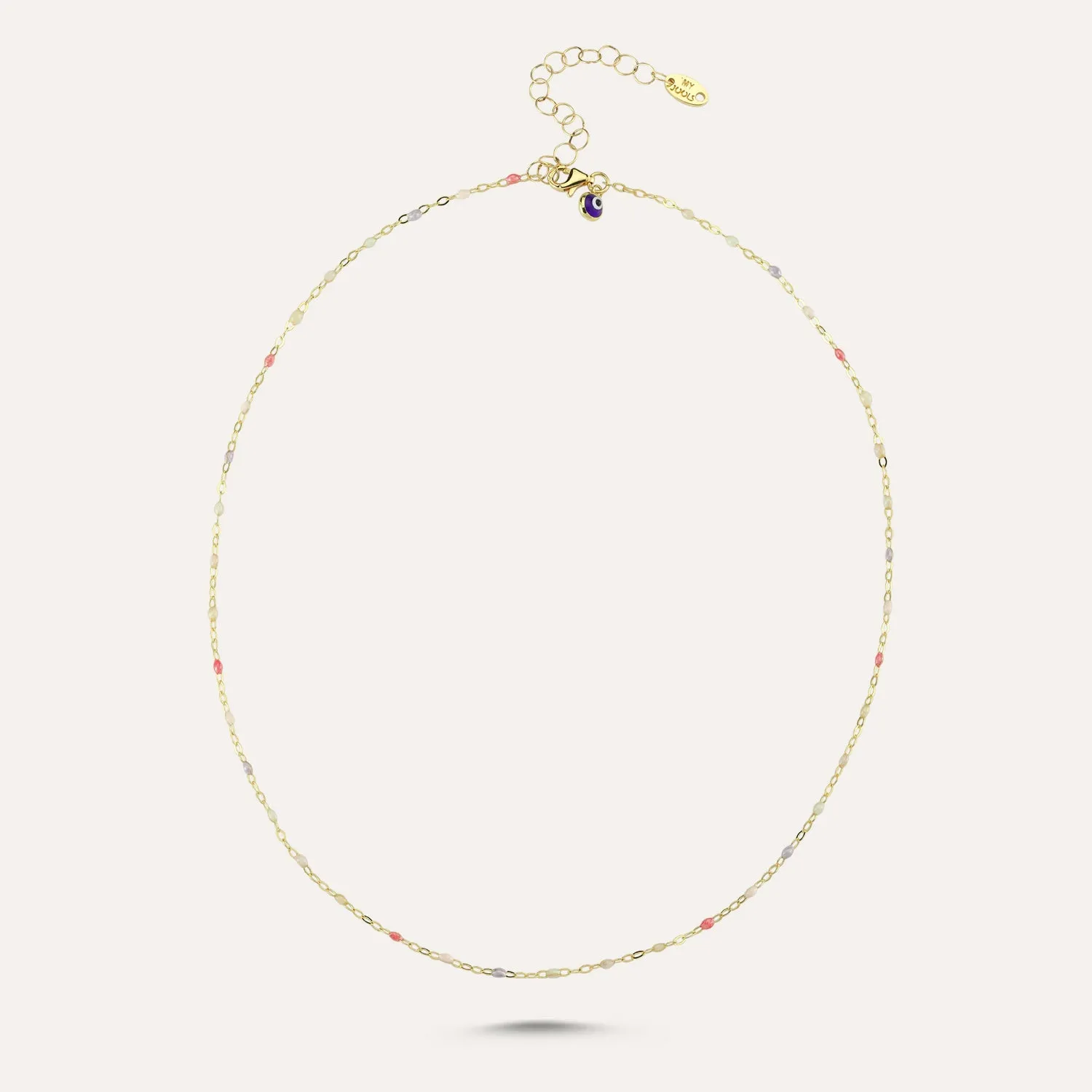 Rainbow Dot Necklaces
