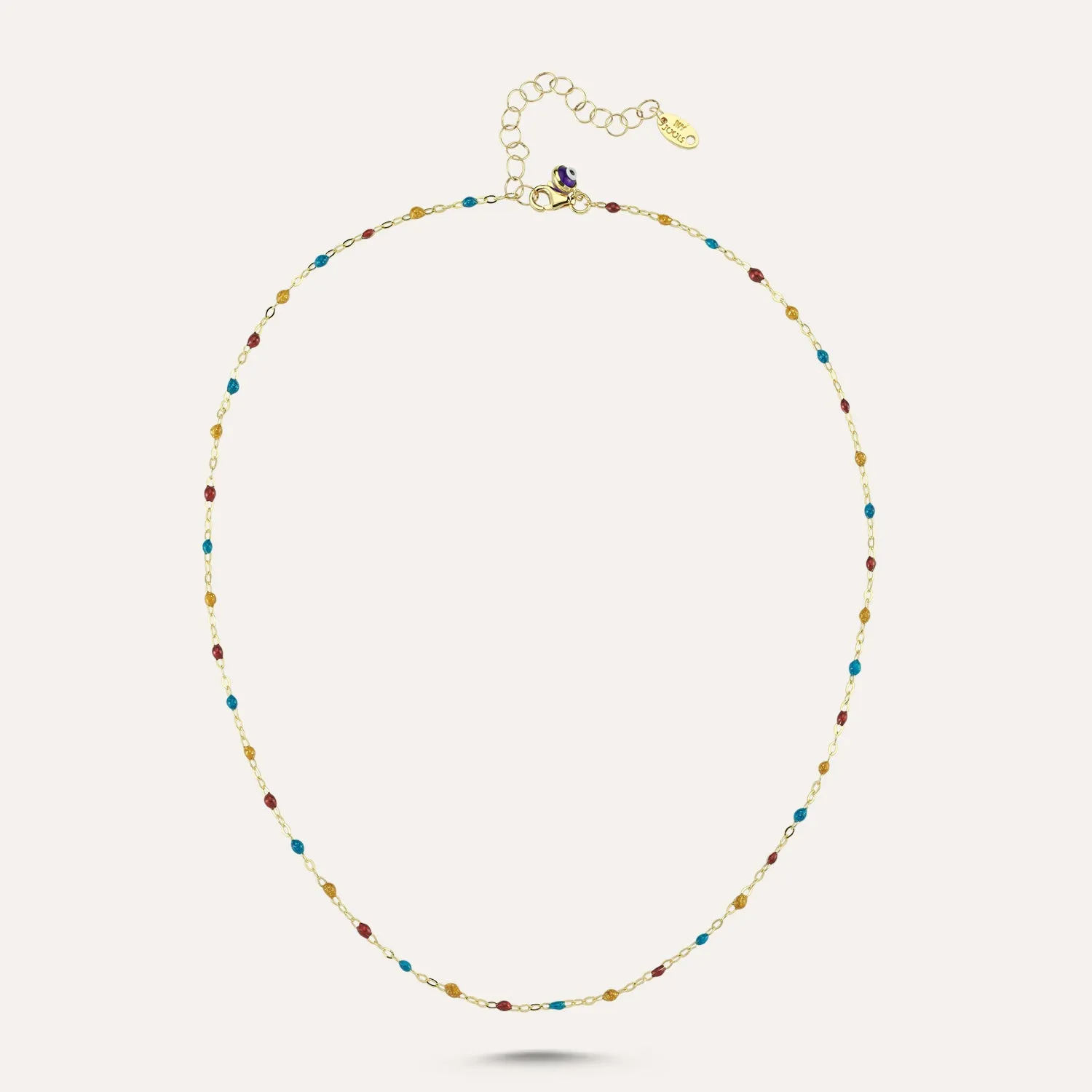 Rainbow Dot Necklaces