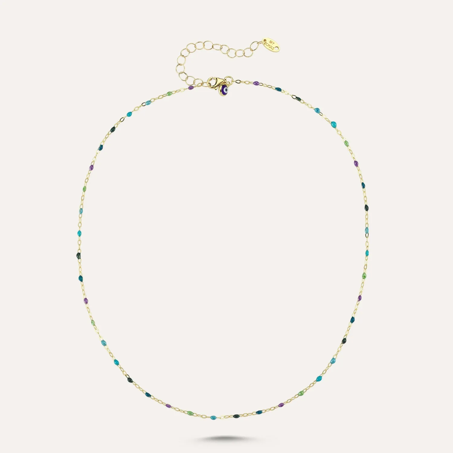Rainbow Dot Necklaces