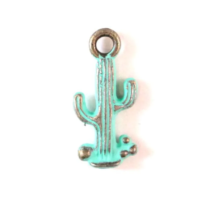 Saguaro Cactus Charm Bracelet, Necklace, or Charm Only