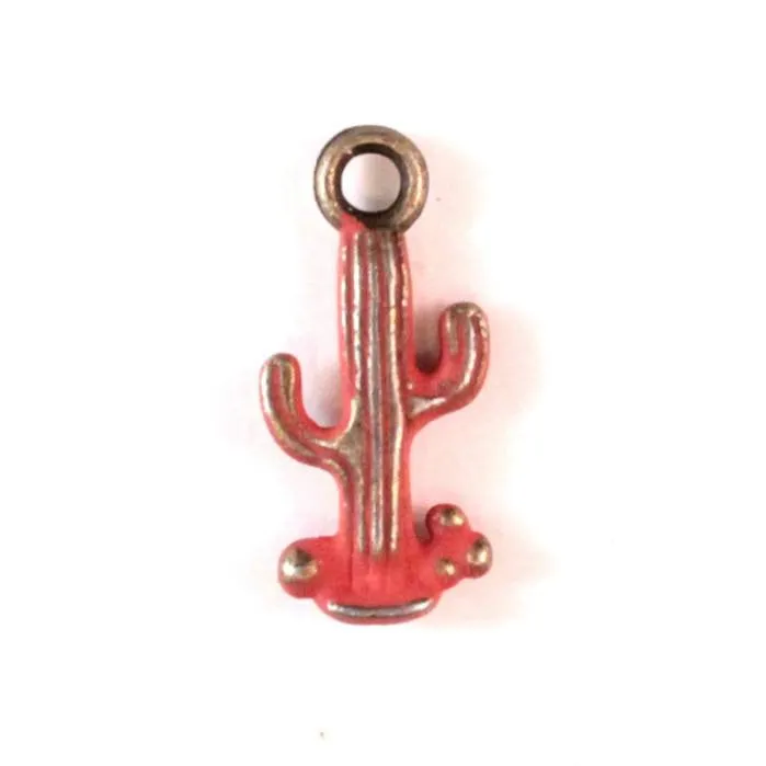 Saguaro Cactus Charm Bracelet, Necklace, or Charm Only