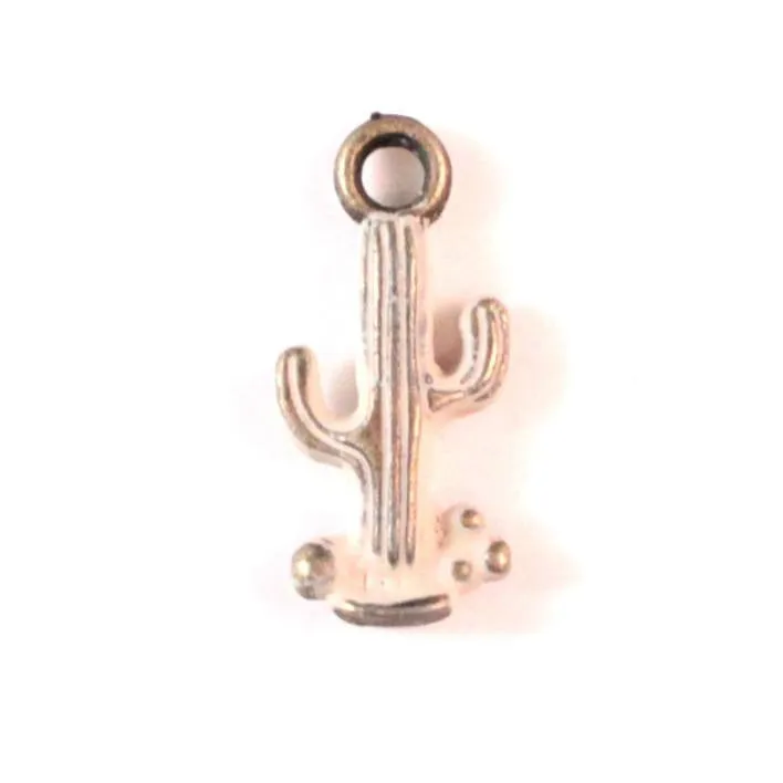 Saguaro Cactus Charm Bracelet, Necklace, or Charm Only