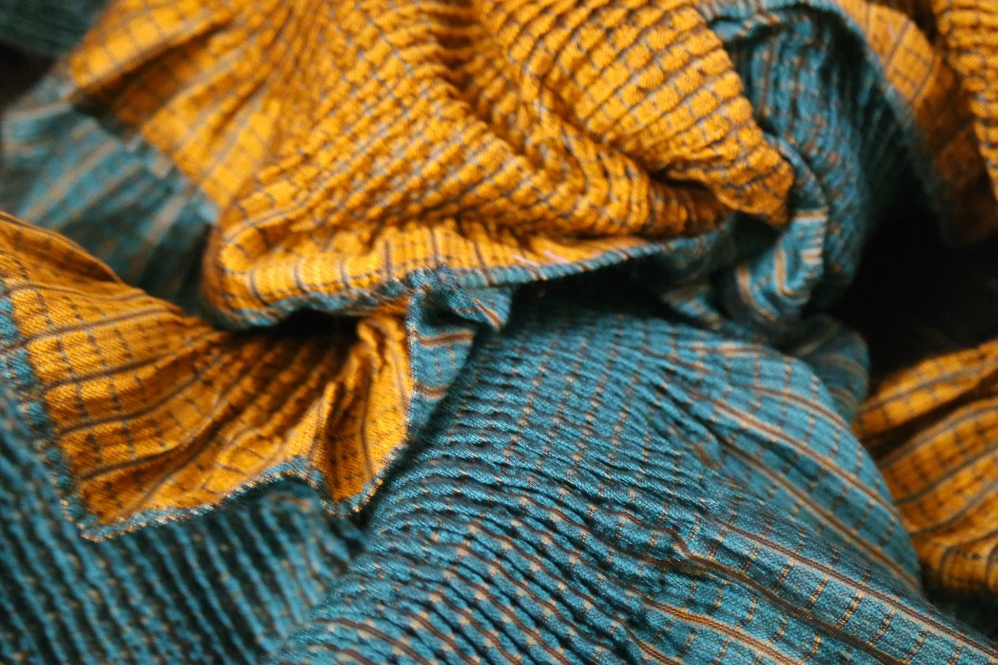 Sieva Silk Ruffled Frill Scarf