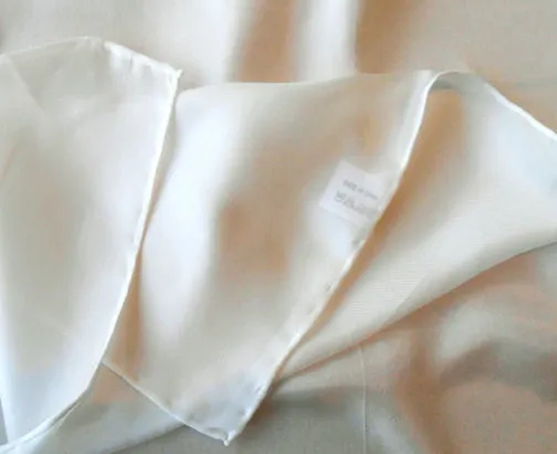 Silk Crepe Satin Scarves 12mm 28 x 180cm