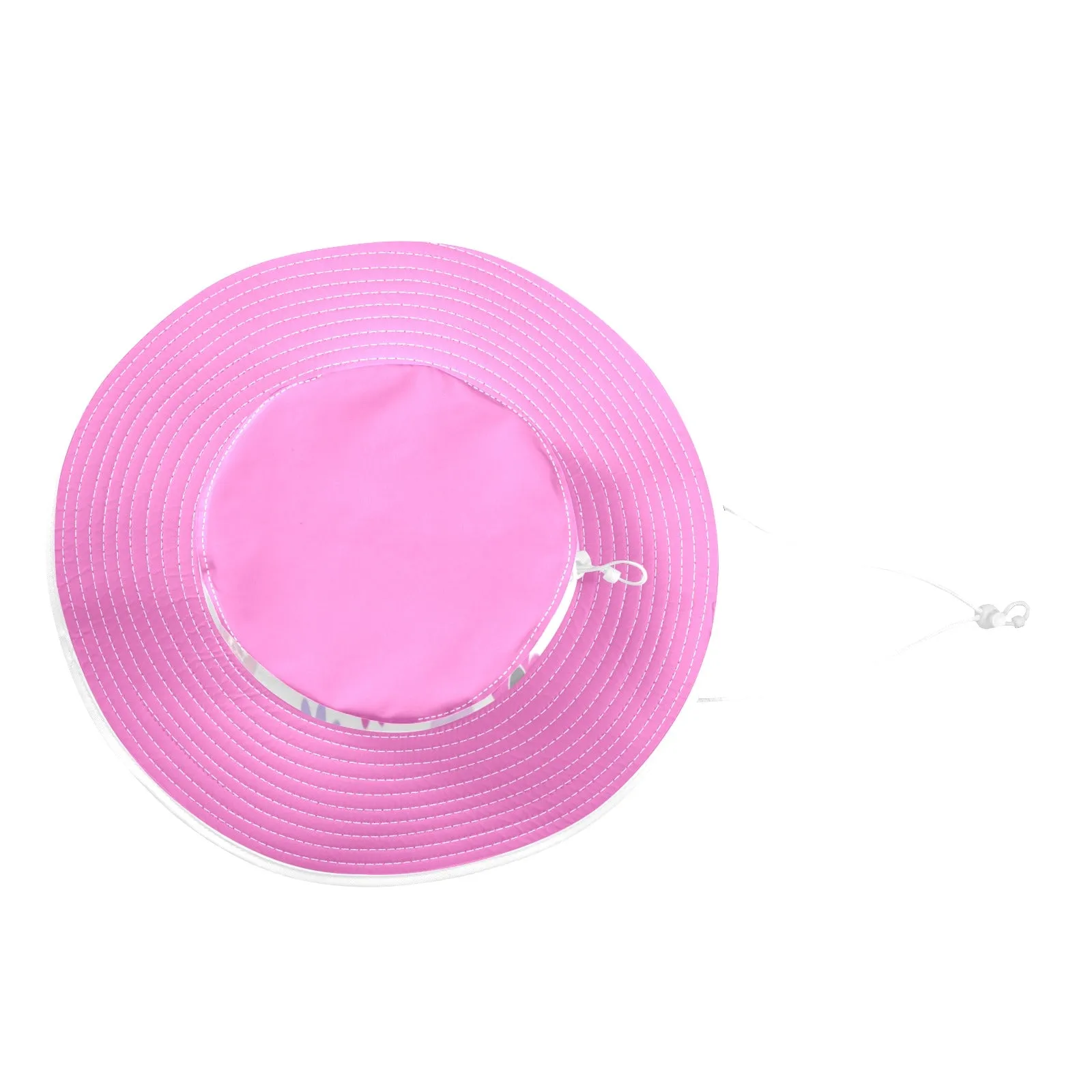 solid print 2a Wide Brim Bucket Hat