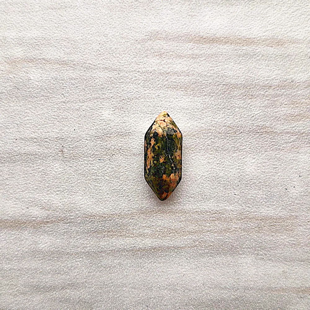 Speckled Jasper Natural Double Terminated Crystal Nugget