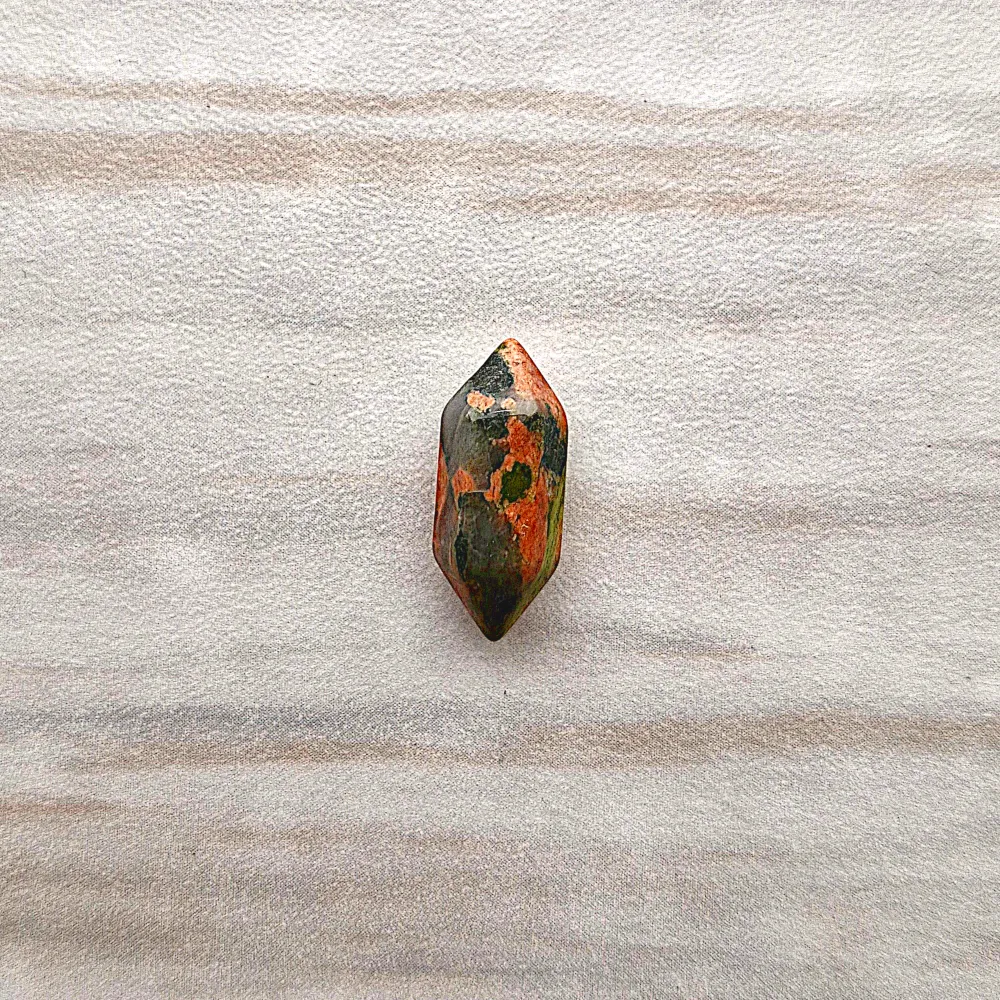 Speckled Jasper Natural Double Terminated Crystal Nugget
