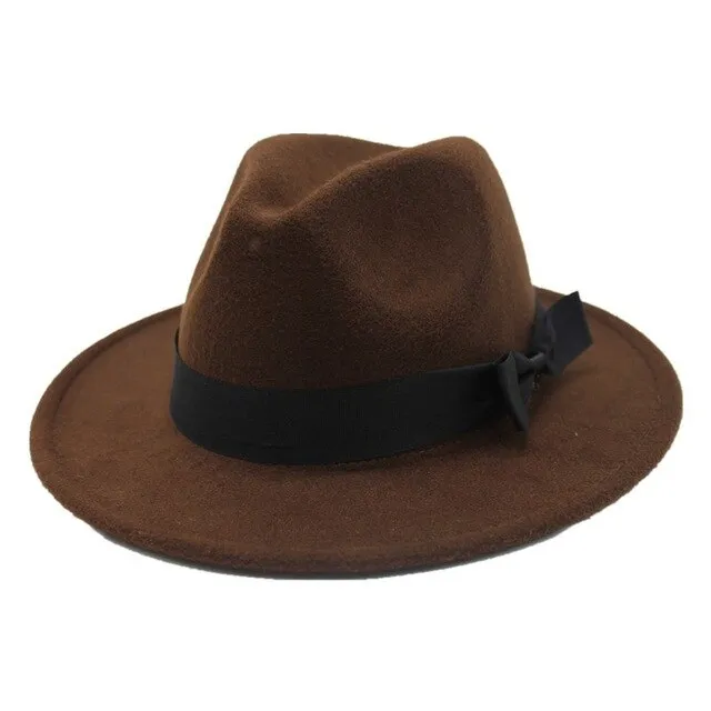 Spring Wide Brim Fedora Hats