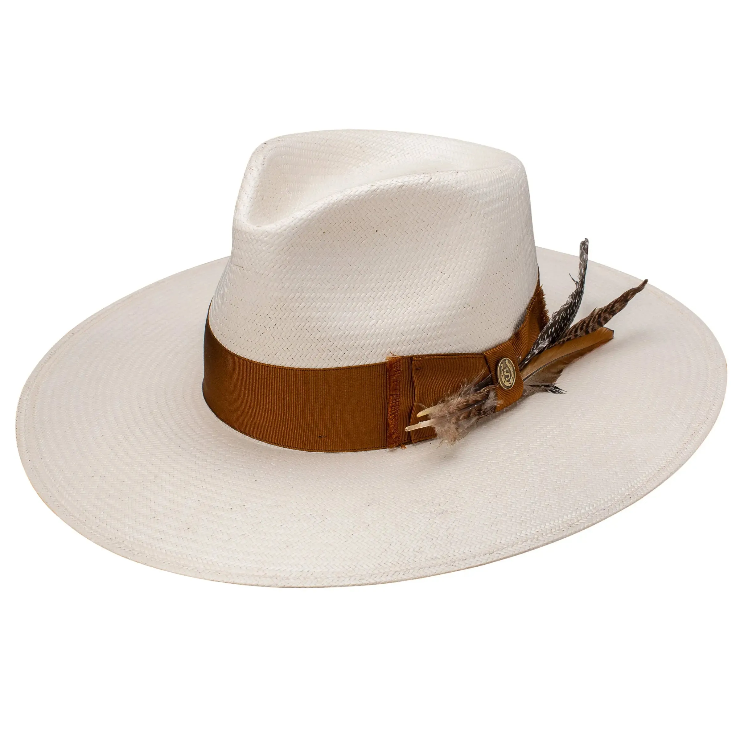 Stetson Atacama Shantung Straw Wide Brim Fedora