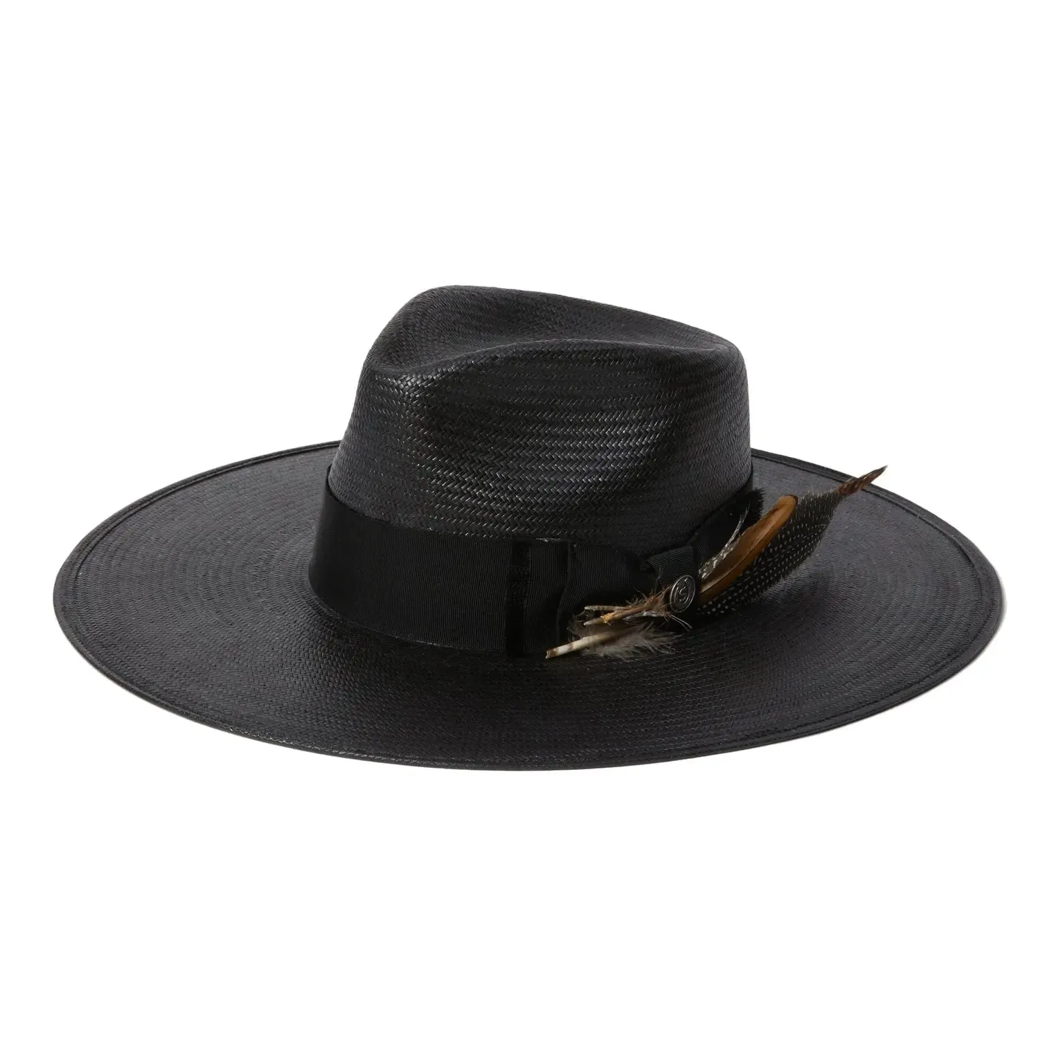 Stetson Atacama Shantung Straw Wide Brim Fedora