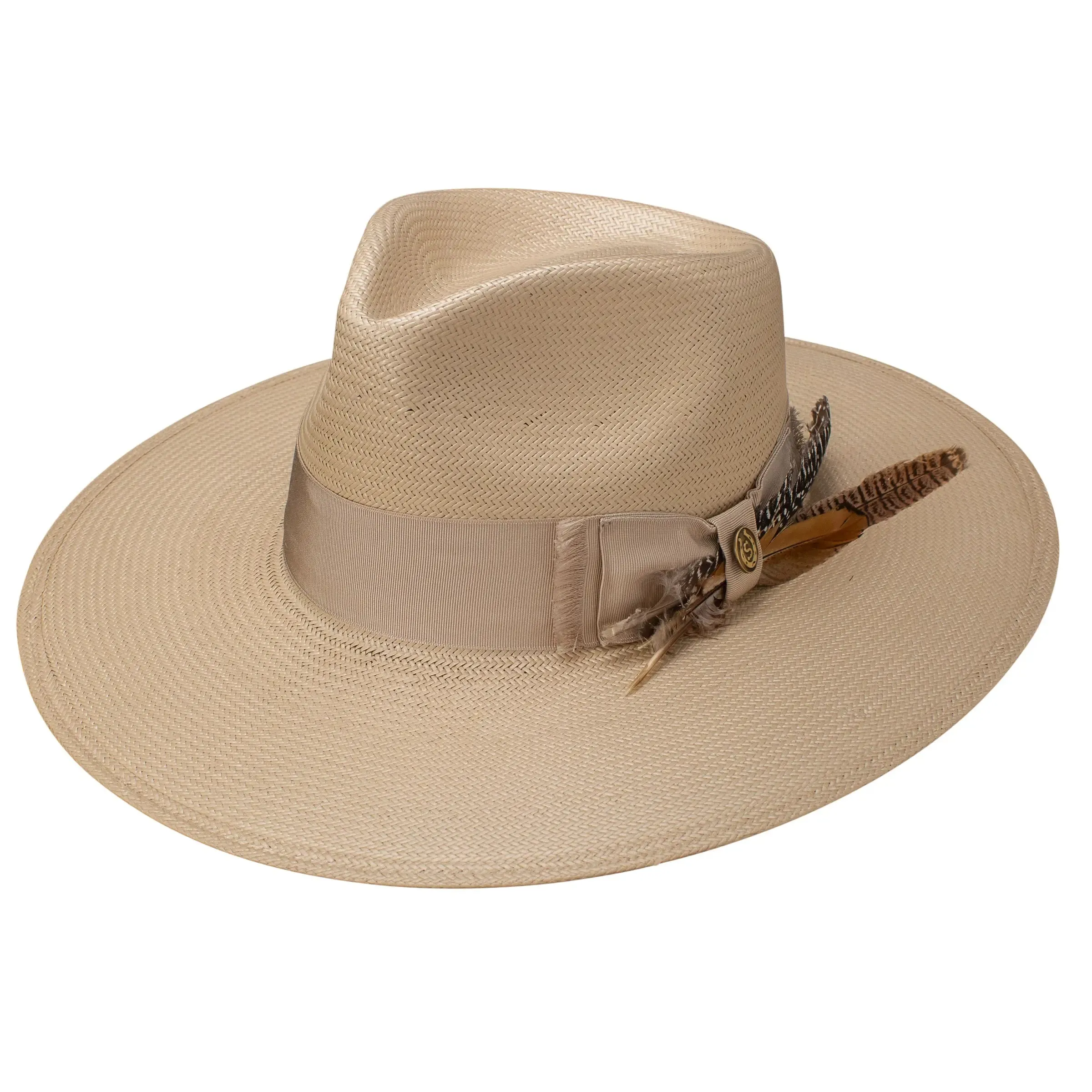 Stetson Atacama Shantung Straw Wide Brim Fedora