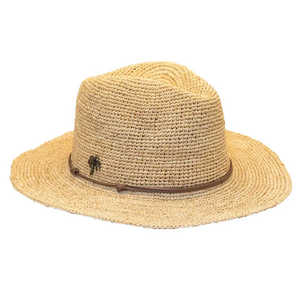 Sun 'N' Sand - Raffia Wide Brim Fedora Hat