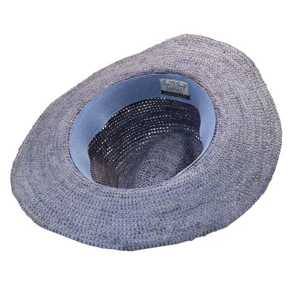 Sun 'N' Sand - Raffia Wide Brim Fedora Hat