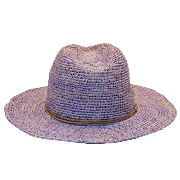 Sun 'N' Sand - Raffia Wide Brim Fedora Hat