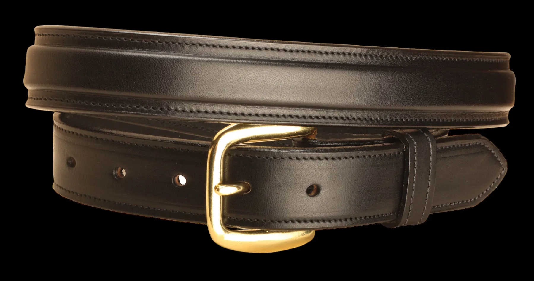 Tory Leather Belt 2211 color Black [USA Made]
