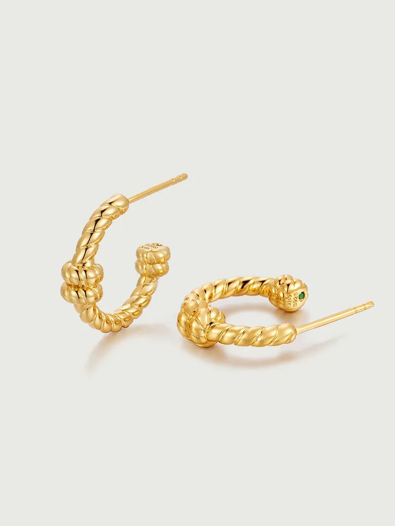 Twist Stud Earrings