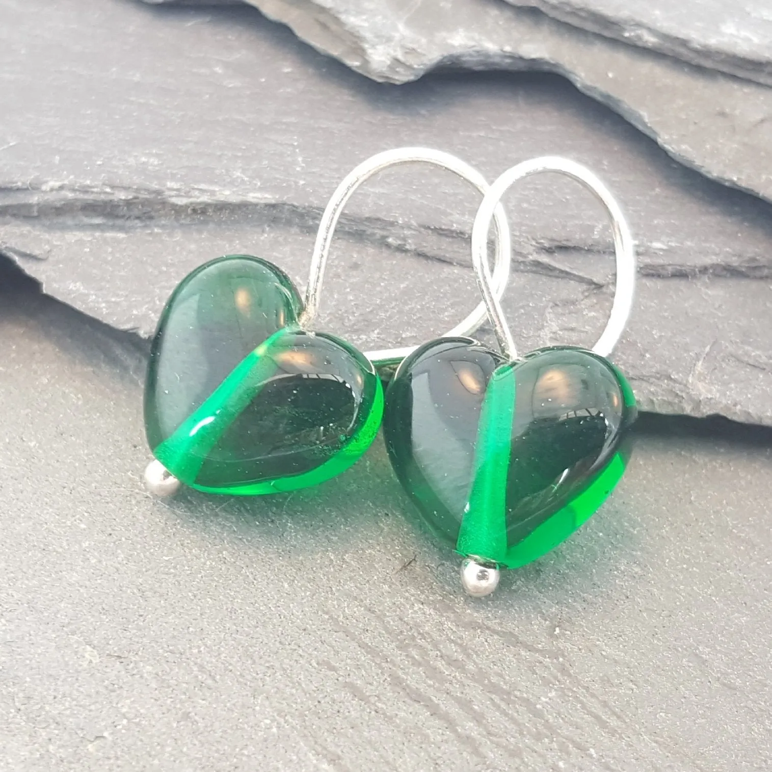 Velvet & Gloss Collection - Cora Heart Earrings