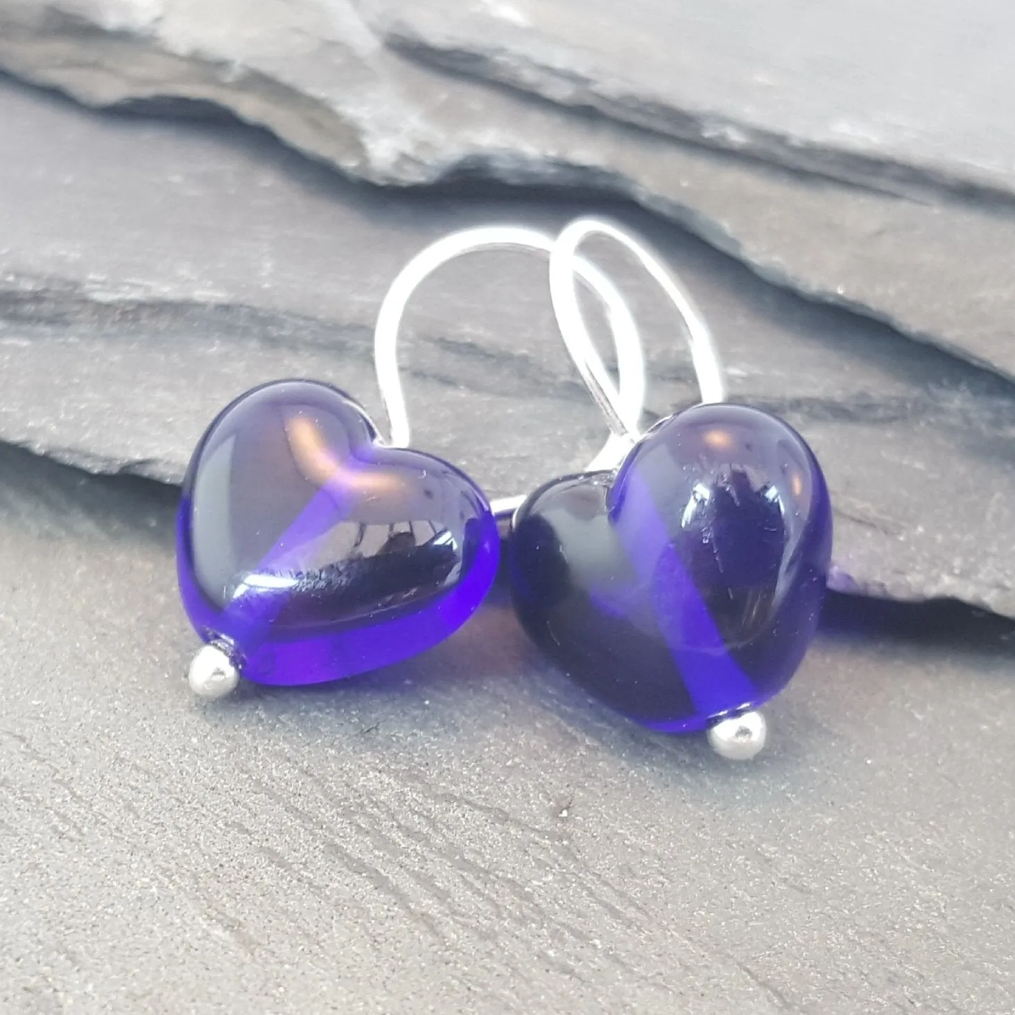 Velvet & Gloss Collection - Cora Heart Earrings