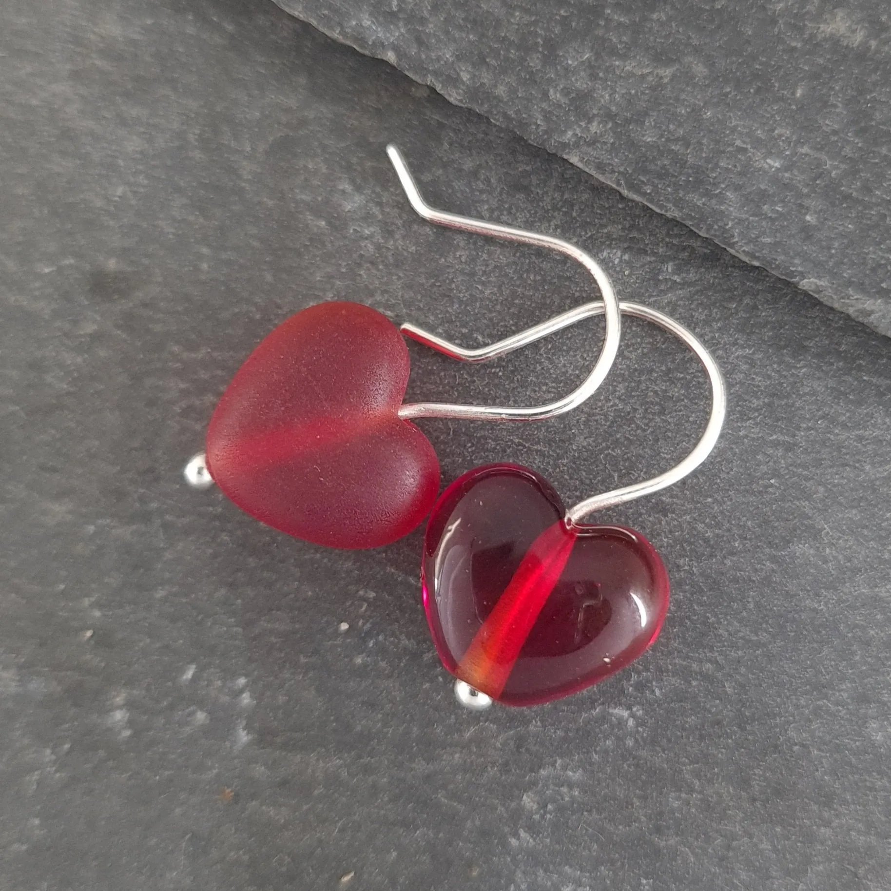 Velvet & Gloss Collection - Cora Heart Earrings