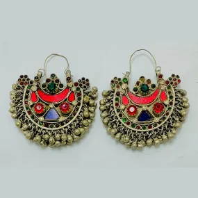 Vintage Handmade Hoop Earrings