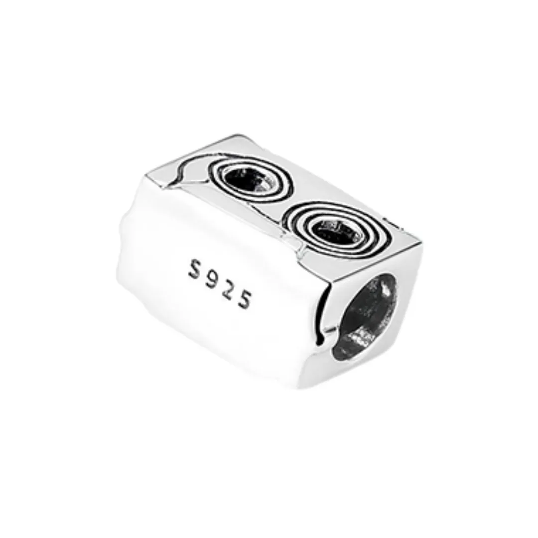 Vintage Memories Cassette Tape Charm 925 Sterling Silver
