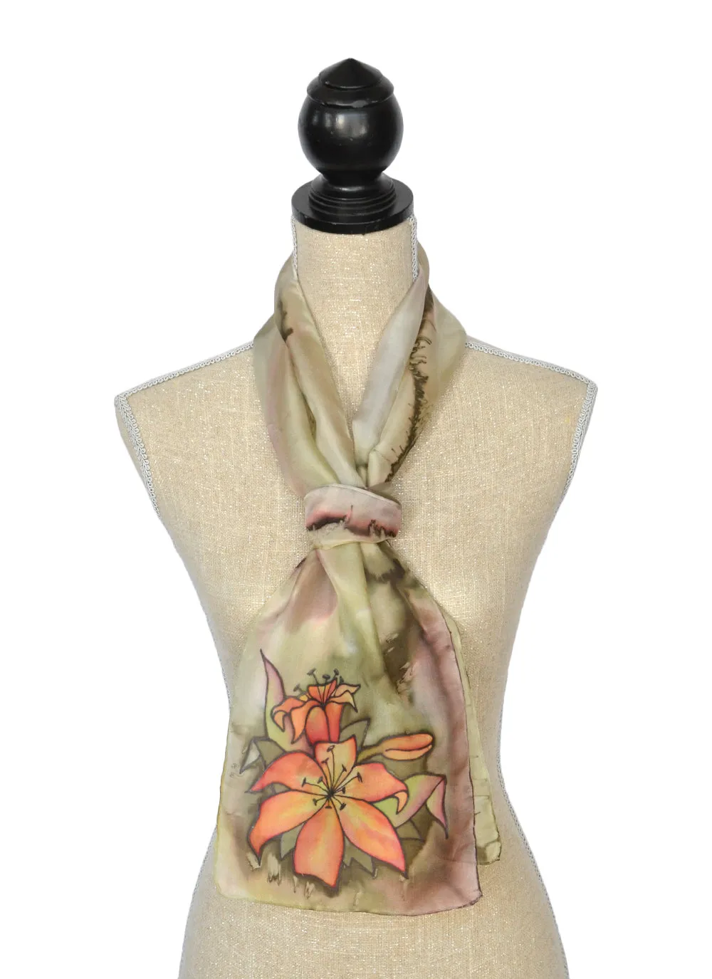 Western Lily Scarf | 8"x54"