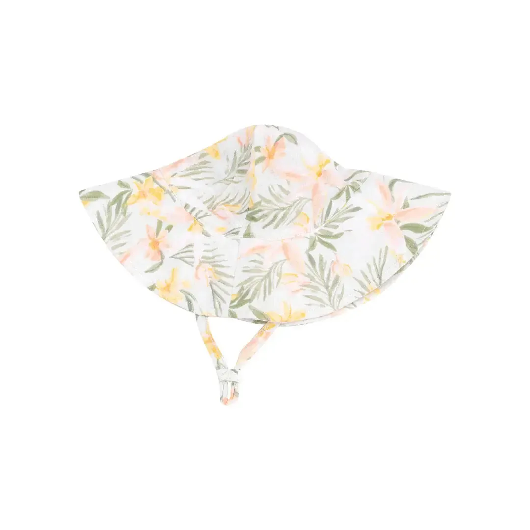 Wide Brim Sunhat - Island Floral