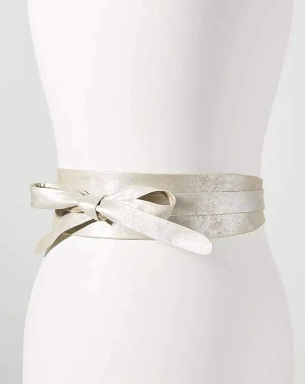 Wrap Belt | Silver Shimmer